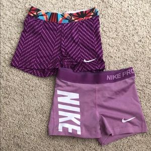 Nike compression shorts